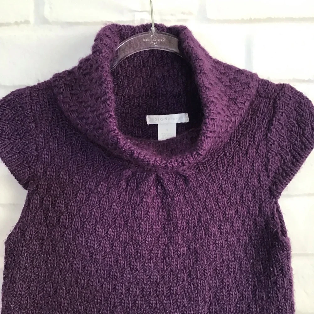 Design History Purple Cowl Neck‎ Sweater Sz. S